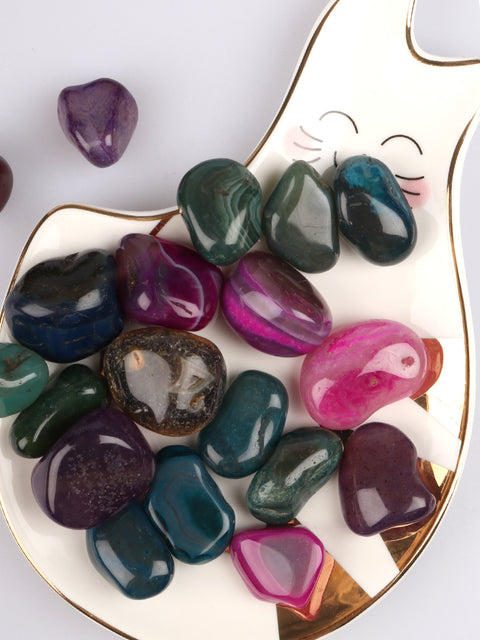 Rainbow Agate - Tumbled