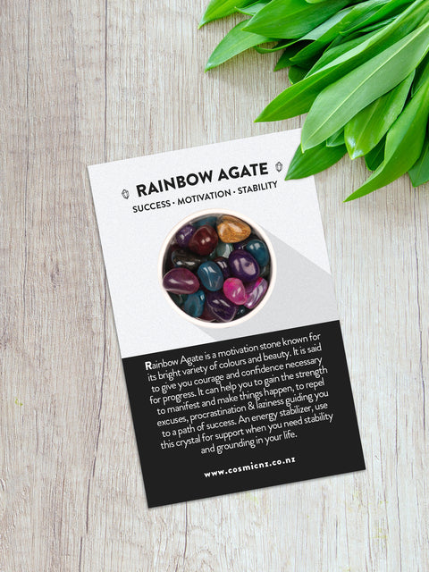 Rainbow Agate - Tumbled