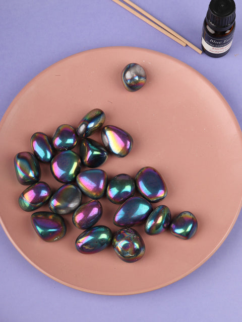 Rainbow Titanium - Tumbled