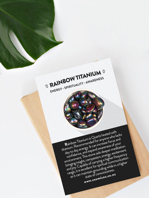 Rainbow Titanium - Tumbled
