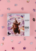 Random Galaxy - Laser eyes Cat Sloth Llama 500pc Puzzle | One Colour-Image 1