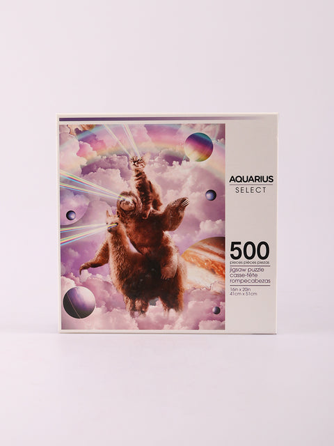 Random Galaxy - Laser eyes Cat Sloth Llama 500pc Puzzle
