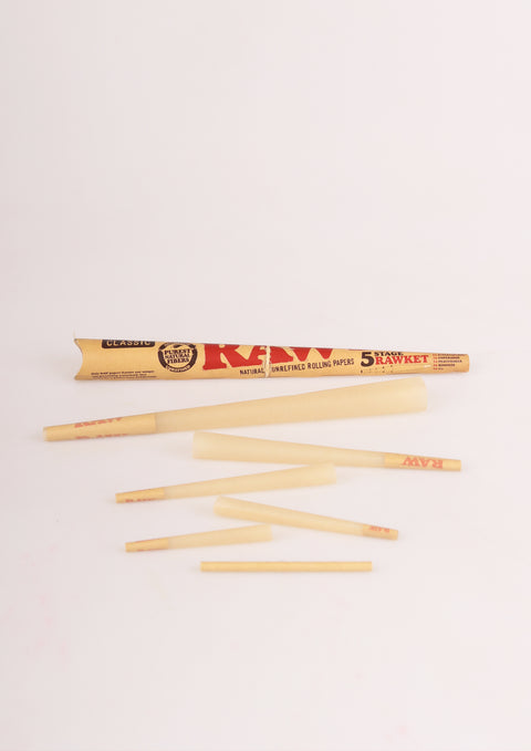 Raw 5 Stage Rawket Pre-Rolled Cones