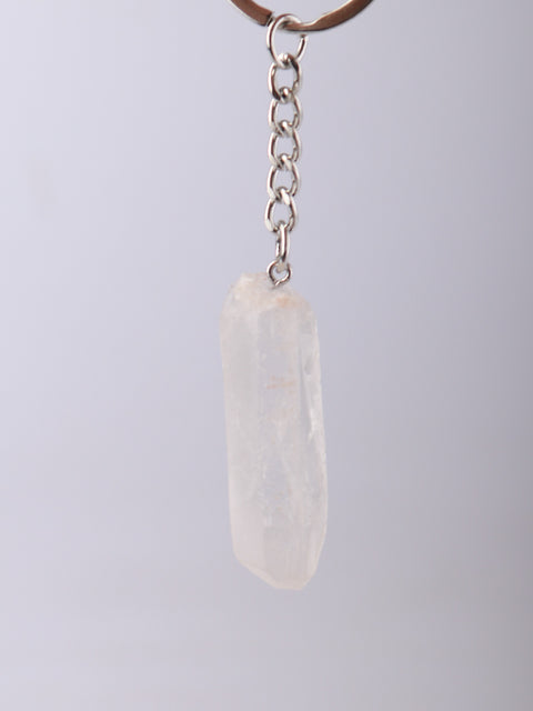 Raw Crystal Keyring