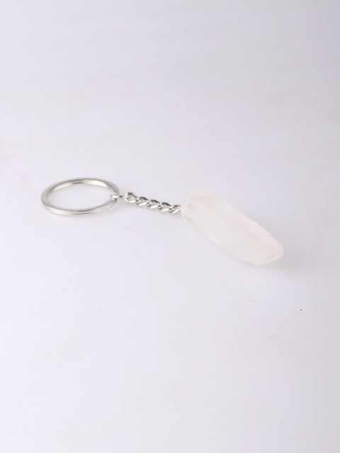 Raw Crystal Keyring