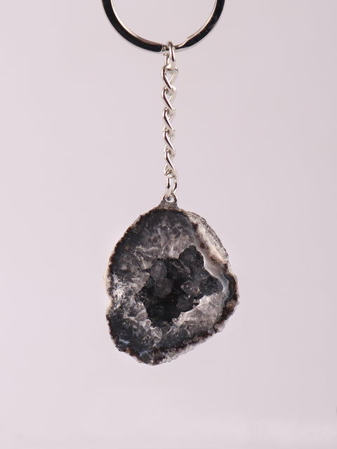 Raw Crystal Keyring