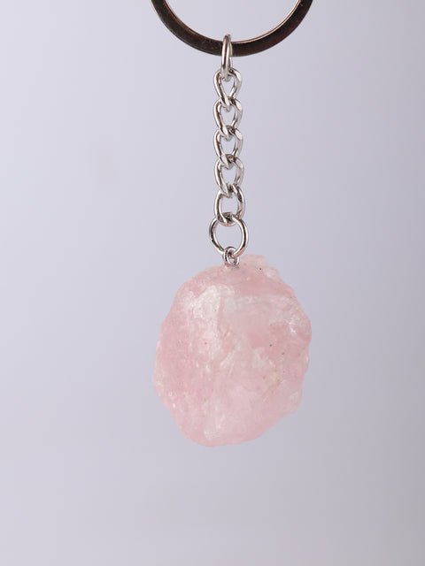 Raw Crystal Keyring