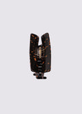 Rectangle Eco Hair Claw | Black Coffee Spot-Image 3