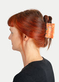 Rectangle Eco Hair Claw | Psychedelic Citrus-Image 2