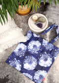 Recycled Foldable Shopper - Tie Dye | Flower Print-Image 1
