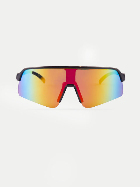 Ski Jump Oversized Wrap Sunglasses