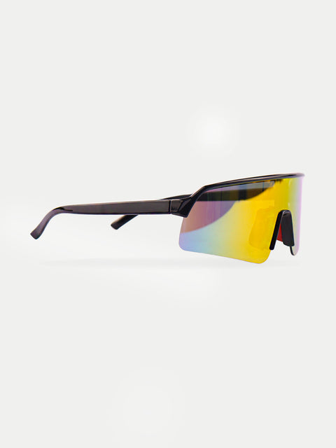 Ski Jump Oversized Wrap Sunglasses