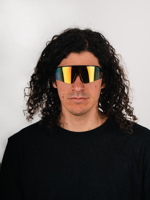 Ski Jump Oversized Wrap Sunglasses