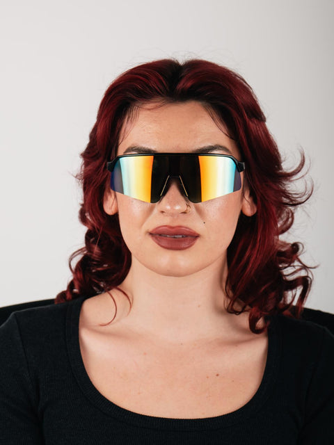Ski Jump Oversized Wrap Sunglasses