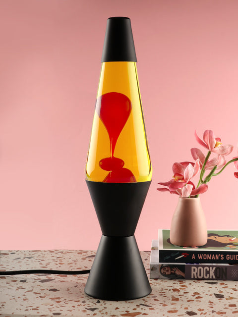 Liquid Lamp Black / Yellow / Red