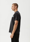 Reptilian - Recycled Heavyweight Boxy Fit Tee | Black-Image 2