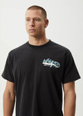 Reptilian - Recycled Heavyweight Boxy Fit Tee | Black-Image 4