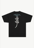 Reptilian - Recycled Heavyweight Boxy Fit Tee | Black-Image 6