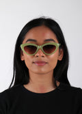 Retro Cateye Sunglasses | Sage Green-Image 2