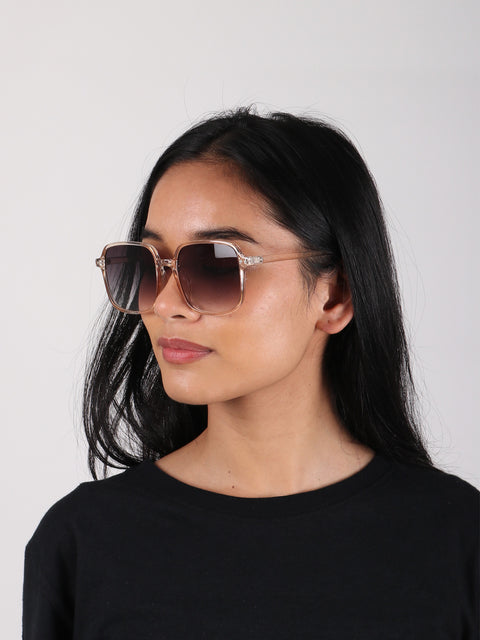 Retro Square Oversized Sunglasses