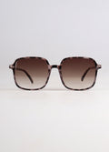 Retro Square Oversized Sunglasses | Grey Tort-Image 1