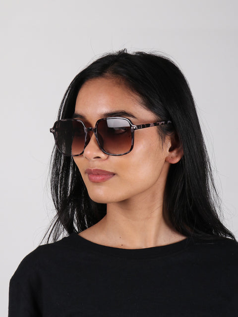 Retro Square Oversized Sunglasses