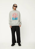 Return To Earth - Recycled Crew Neck Jumper | Shadow Grey Marle-Image 5