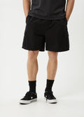 Ripped Out 98 - Organic Oversized Cargo Short 20" | Black-Image 1