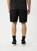 Ripped Out 98 - Organic Oversized Cargo Short 20" | Black-Image 3