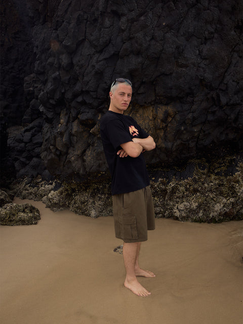 Ripped Out 98 - Organic Oversized Cargo Short 20"