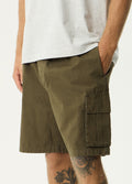Ripped Out 98 - Organic Oversized Cargo Short 20" | Deep Olive-Image 4