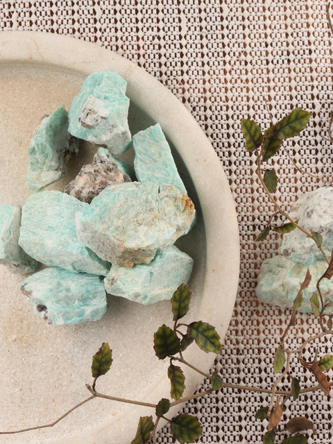Rough Amazonite Pieces