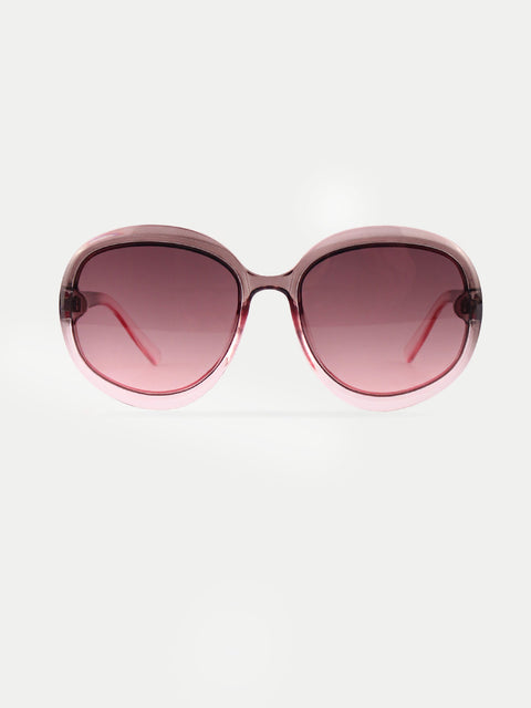 Round 70s Ombre Sunglasses