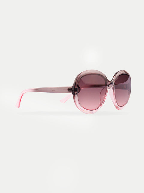 Round 70s Ombre Sunglasses