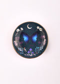 Round Midnight Moth Trinket Dish | One Colour-Image 2