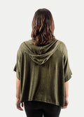 Oversize Rayon S/S Sweater | Sage-Image 3