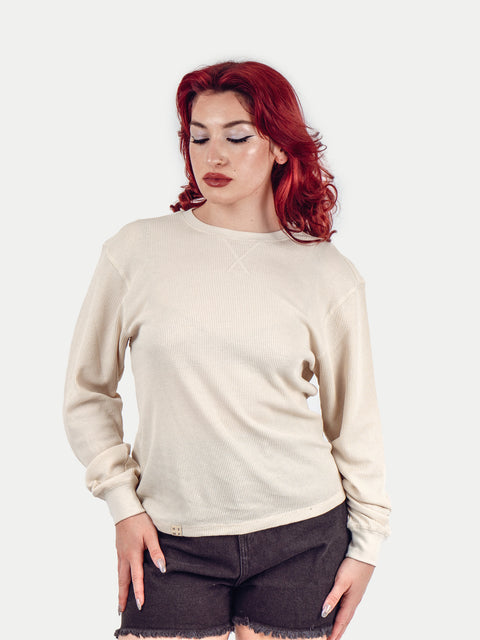 Unisex Organic Hemp Waffle L/S Tee