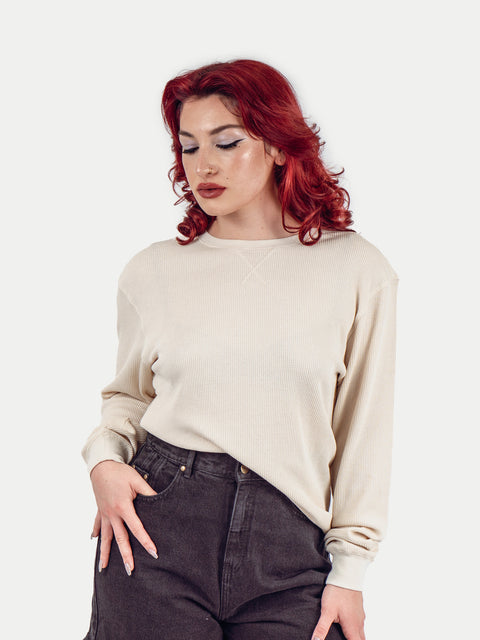 Unisex Organic Hemp Waffle L/S Tee