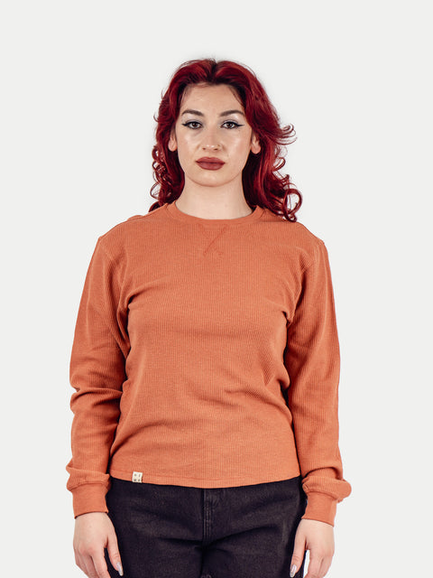 Unisex Organic Hemp Waffle L/S Tee