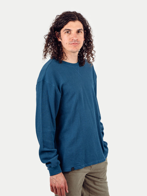 Unisex Organic Hemp Waffle L/S Tee