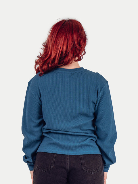 Unisex Organic Hemp Waffle L/S Tee