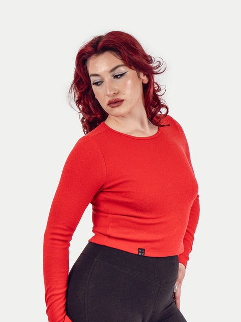 Organic Hemp Bamboo Ribbed L/S Tee