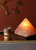 Salt Lamp Pyramid Shape 2-3kg | One Colour-Image 1