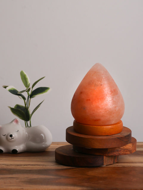 Salt Lamp USB Teardrop shape
