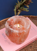 Salt Tea Light Holder | Natural-Image 1