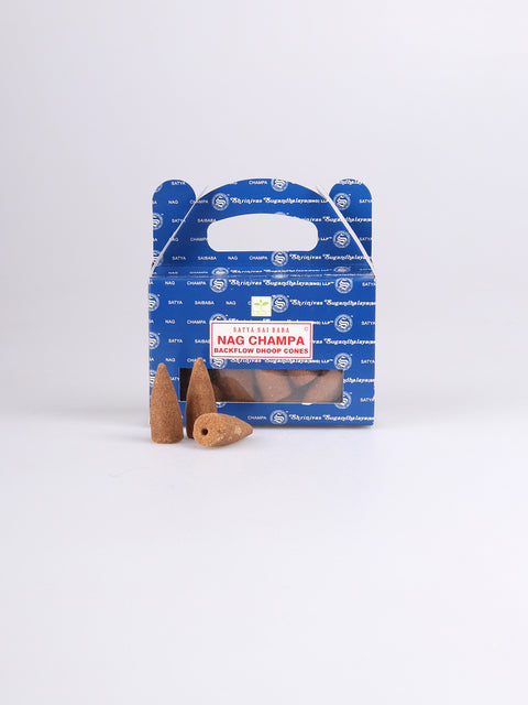 Satya Nag Champa Backflow Cones 24pcs