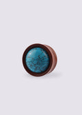 Sawo Wood Turquoise Plug 22mm | Brown-Image 1