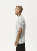 Screwed - Hemp Retro Fit Tee | Shadow Grey Marle-Image 3