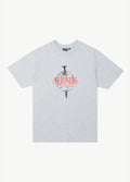 Screwed - Hemp Retro Fit Tee | Shadow Grey Marle-Image 5