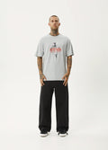 Screwed - Hemp Retro Fit Tee | Shadow Grey Marle-Image 6